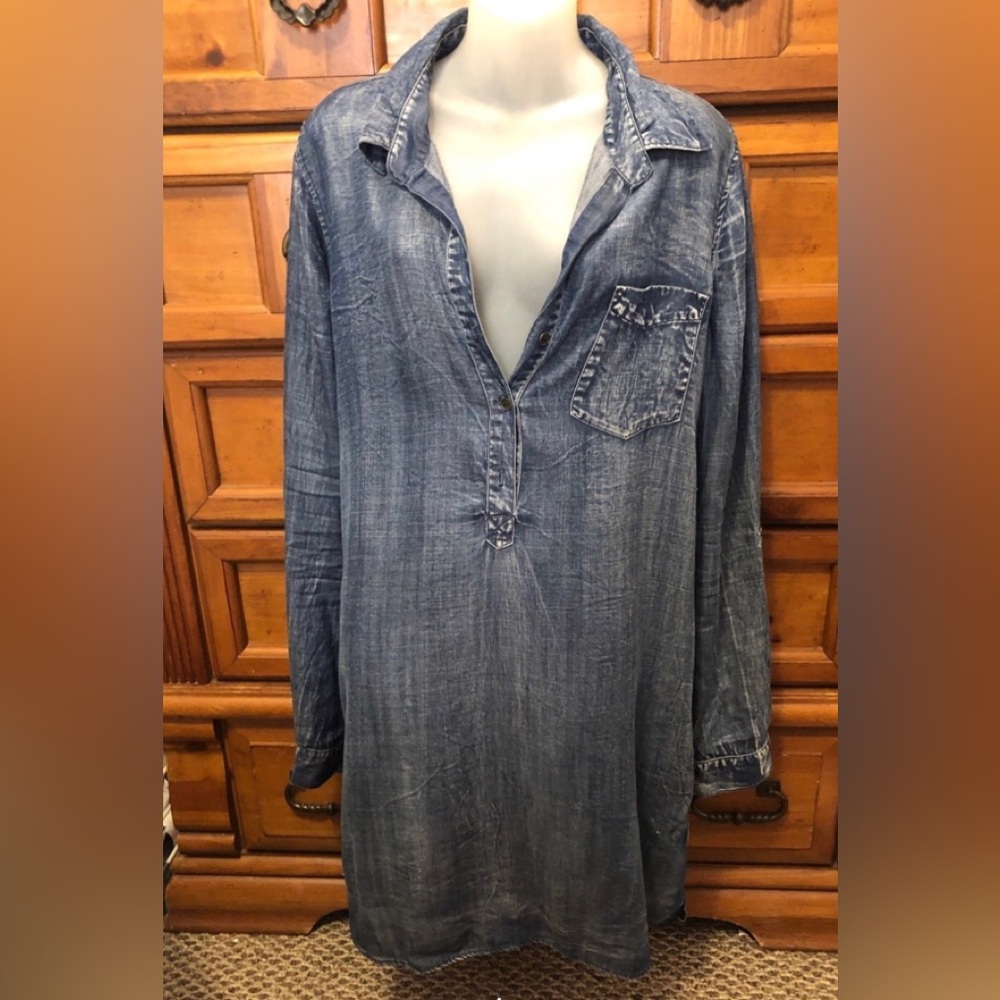 Before You Collection low vneck cut mini dress. Size XL